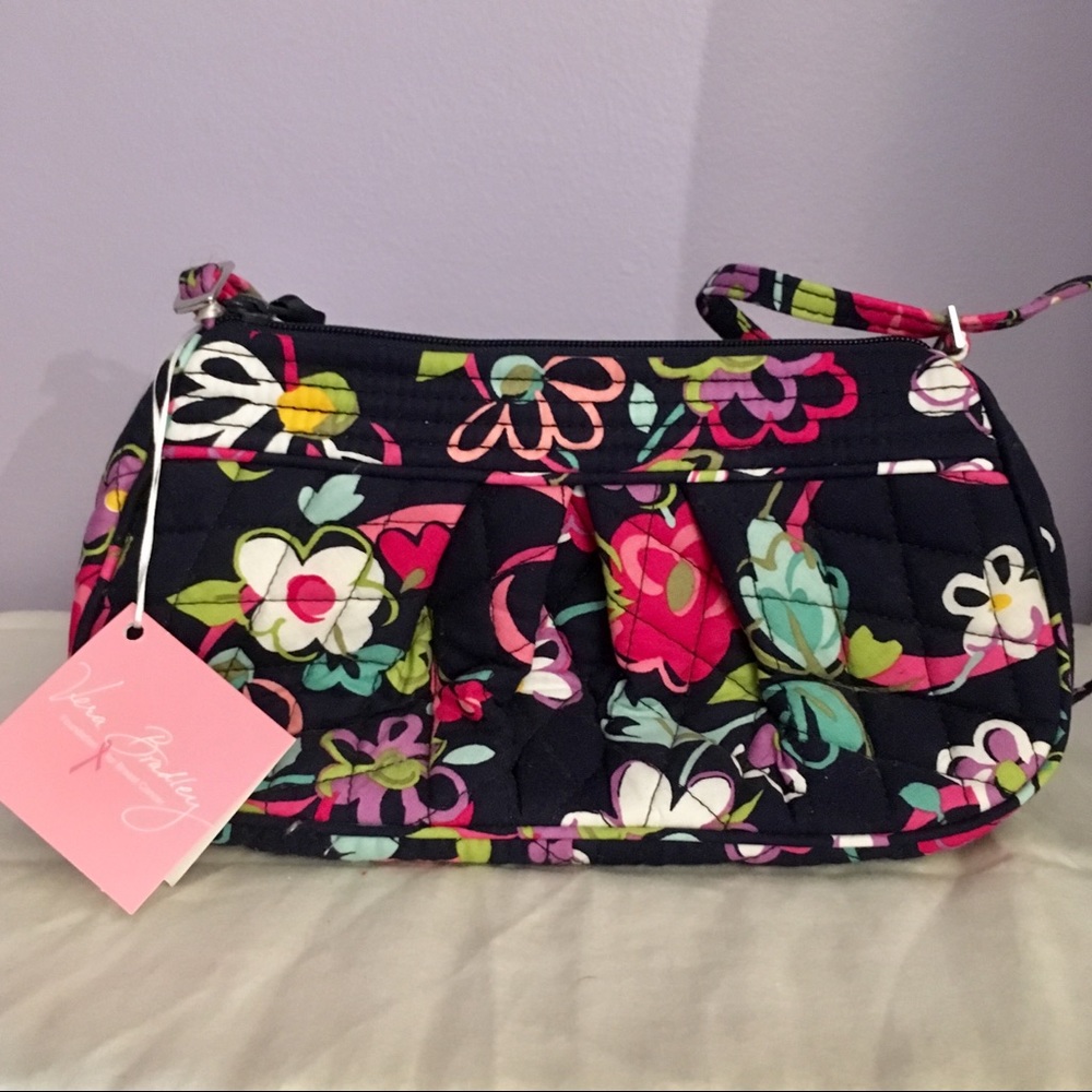 NWT Vera Bradley Ribbons Retired Print Purse